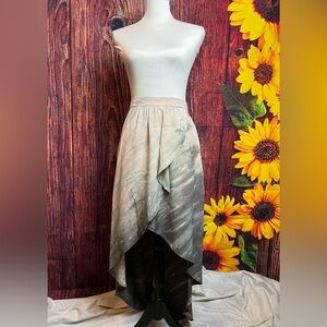 Gypsy 05 Silk High Low Skirt M